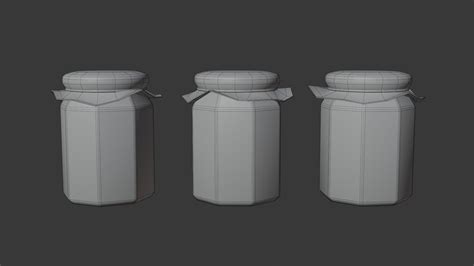 Artstation Jam Jars Game Assets