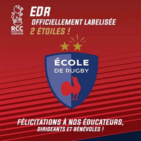 École de rugby Labellisée 2 étoiles