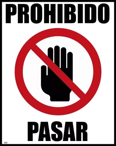 Cartel No Entrar No Pasar Propiedad Privada X Cm Cuotas Sin Inter S