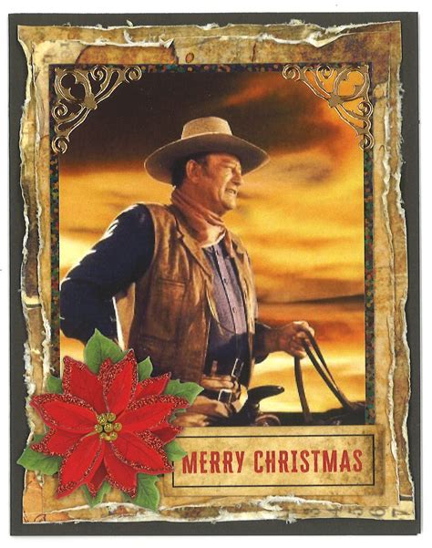 John Wayne Christmas Card - Etsy