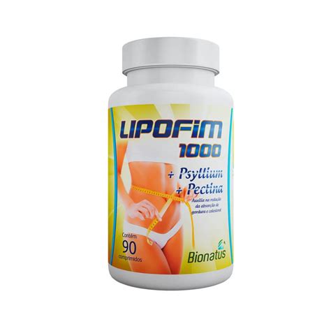 Lipofim 1000 Quitosana Psyllium E Pectina 90 Comprimidos Submarino