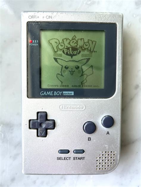 Nintendo Game Boy Pocket Handheld Konsole Silber Mgb Kaufen Auf