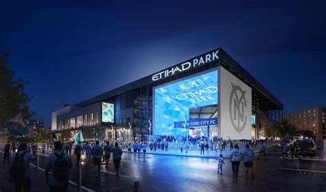 New York City Fc And Etihad Airways Announce Etihad Park