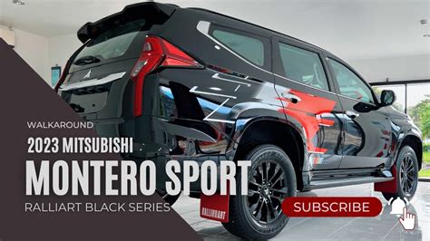 2023 MITSUBISHI MONTERO SPORT BLACK SERIES RALLIART YouTube