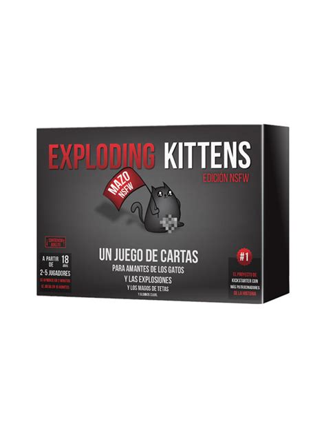 Comprar Exploding Kittens Nsfw Juego De Cartas Mil Comics Tienda