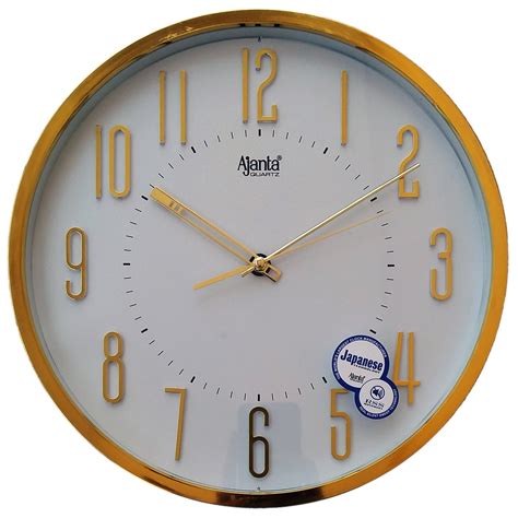 Ajanta Wall Clock For Home And Offices 30 Cm X 30 Cm Silent Movement