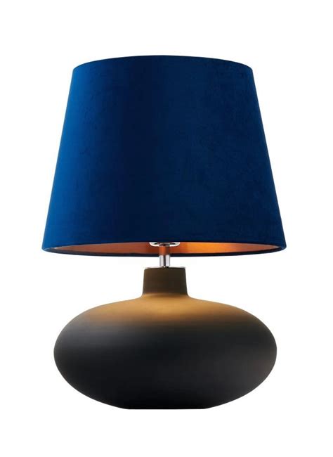 Lampa Sto Owa Szklana Sawa Velvet Kaspa Granatowa Kaspa Kaspa