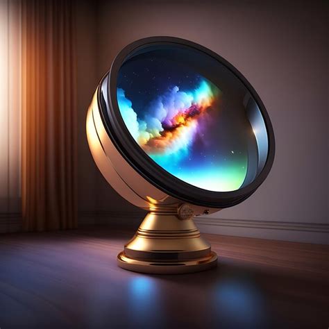 Premium AI Image Amateur Telescope In The Room Closeup