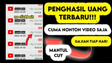 Terbukti Membayar Kerja Cuma Menonton Video Dibayar Setiap Hari