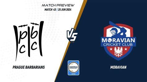 Prague Barbarians Vs Moravian Match Ecs Czechia