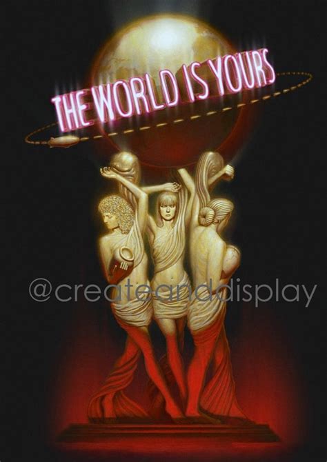 The World Is Yours Scarface Poster