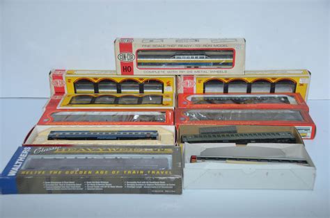 Mixed Set Of 11 Passenger Cars In Original Boxes-ho Scale Auction