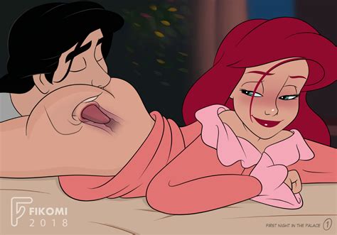 Ariel and Eric First night in the palace Ariel Дисней x ray