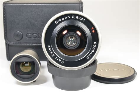 Contax Carl Zeiss T Biogon Mm F Lens With View Finder For G