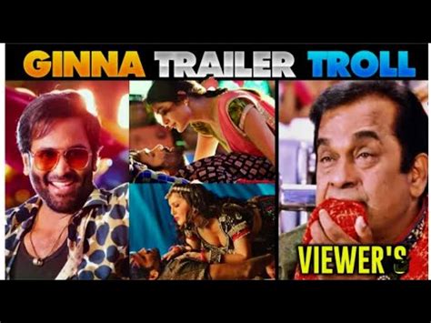 Ginna Trailer Troll Vishnu Manchu Sunny Leone Paayal Rajput Manchu