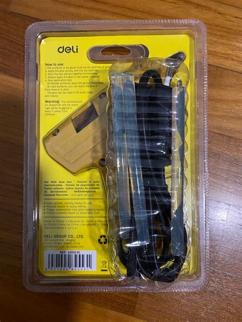 Deli Hot Melt Glue Gun Hobbies Toys Stationery Craft Craft Supplies Tools On Carousell