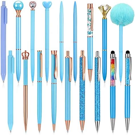 Amazon Qeeenar 18 Pcs Metal Pens Ballpoint Diamond Pen Crystal