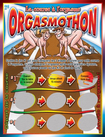 Ozzé Carte à gratter Orgasmothon La course à l orgasme Français