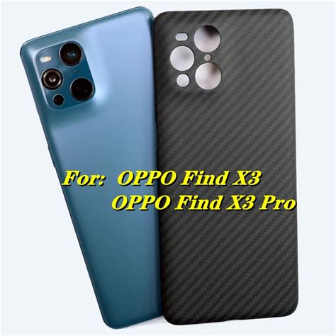 Caso Real De Fibra De Carbono Para OPPO Find X3 Pro Capa De Aramida