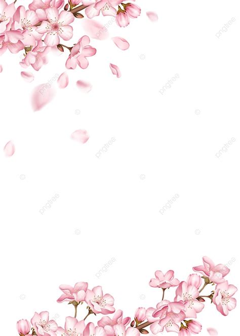 Romantic Pink Sakura Fashion Background Wallpaper Image For Free Download - Pngtree