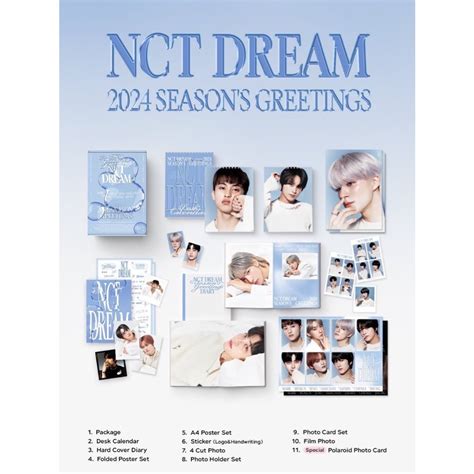 NCT DREAM 2024 SG season greeting 年曆 SM通路特典 拆售 辰樂set 蝦皮購物