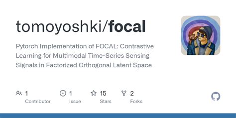 Github Tomoyoshki Focal Pytorch Implementation Of Focal Contrastive