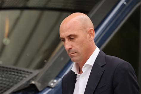 Football Luis Rubiales Ancien Président De La Fédération Espagnole A