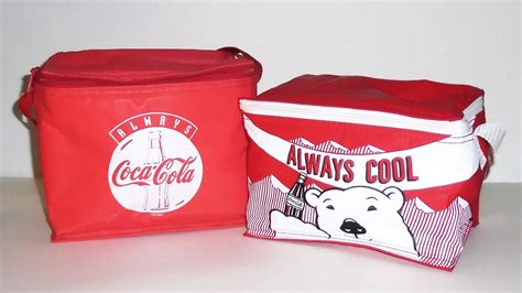 90s Coca Cola Coolers Two Coke Insulated Lunch Bags Etsy