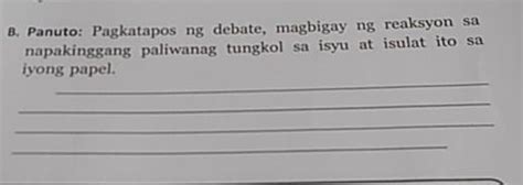 Pls Help Pass Ko Ni Ugma Pls Brainly Ph