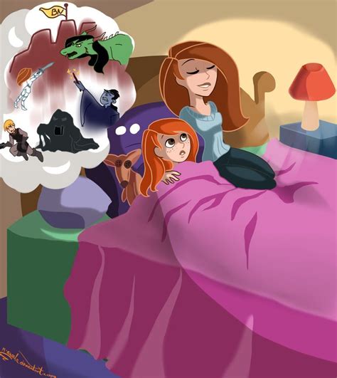 So The Bedtime Story Commission By M Angela On Deviantart Kim Possible Cartoon Kim And Ron