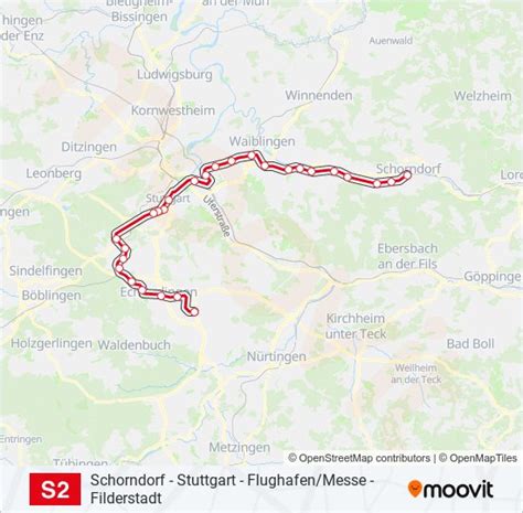 S Route Fahrpl Ne Haltestellen Karten Filderstadt Aktualisiert