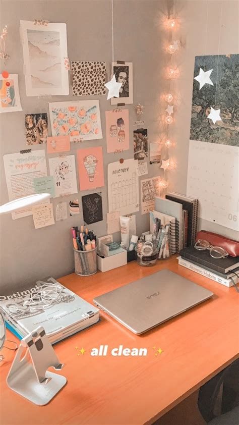 Academic Aesthetic Aesthetic Room Autumn Room Teen Desk Study Desk