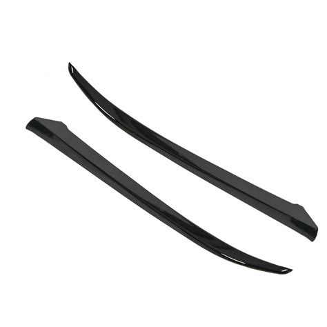 ABS Glossy Black Lip Front Grille Cover Moulding Trim For Honda Accord