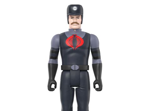 G I Joe Reaction Cobra Snakeling With Mustache Pink Figure