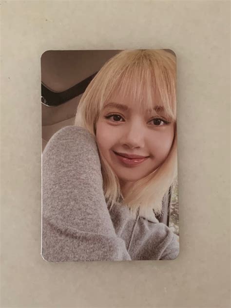 BLACKPINK LISA BORN PINK OFFICIAL PHOTOCARD Hobbies Toys