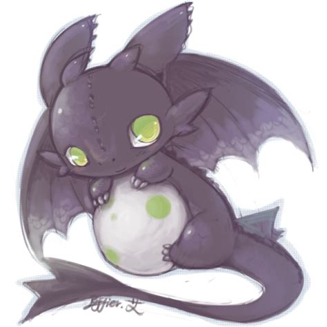 Cute Anime Baby Dragon