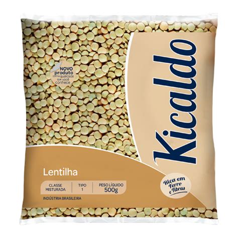 Lentilha Kicaldo Tabela Nutricional Kicaldo