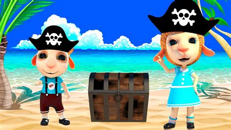 Crian As Fingem Ser Piratas Desenho Animado Dolly E Amigos