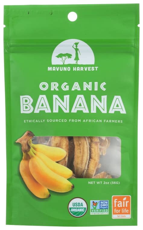 Mavuno Harvest Organic Dried Fruit Banana Ozbag Walmart