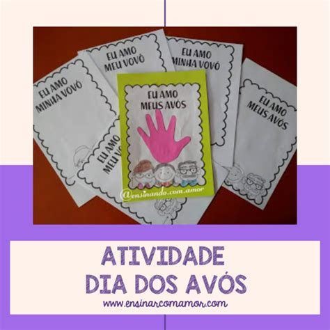 ATIVIDADE DIA DOS AVÓS Ensinar amor