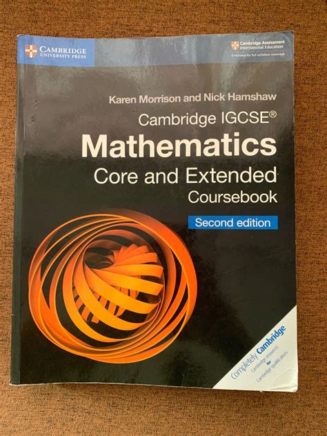 Cambridge Igcse Mathematics Core And Extended Coursebook Nd Edition