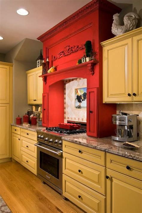 Rustic Yellow Kitchen Cabinets Kitchen Ideas Style