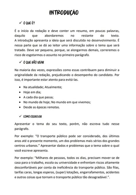 Introdução Textos Dissertativos Redações Dissertativas Como Fazer Um Texto