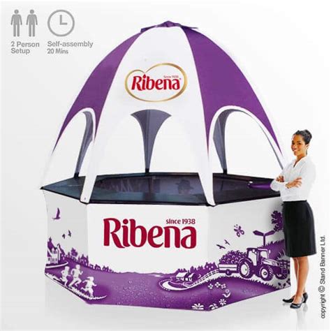 Portable Pop Up Bar | Printed Tent | Vending Stand