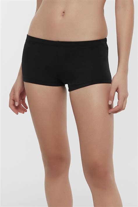 Penti Siyah Basic Boxer Bikini Altı