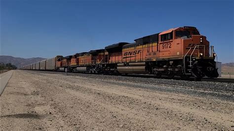 Ace Leader On Bnsf Intermodel Peaking The Hill At Tehachapi Youtube