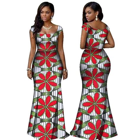 African Clothes Two Piece Set Dashiki African Clothes For Women Bazin Square Collar Sleeveless