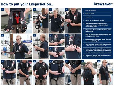 Crewsaver Lifejacket User Instructions Jimmy Green Marine