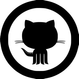 Black github 10 icon - Free black site logo icons