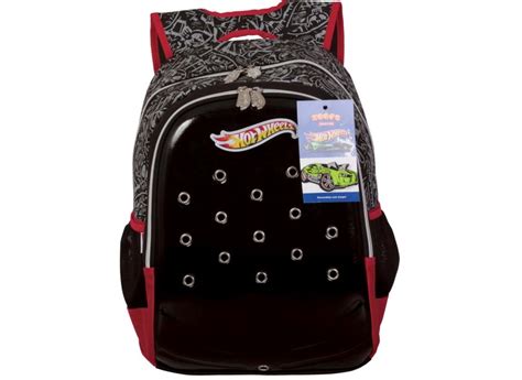 Mochila Escolar Sestini Hot Wheels Hot Wheels o Melhor Preço é no Zoom